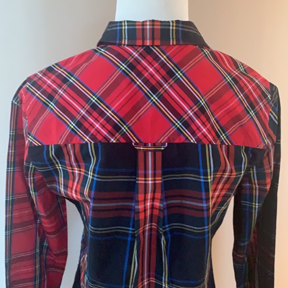 J. Crew  NWT Crisp Plaid Button Down Shirt 2 - Picture 3 of 8